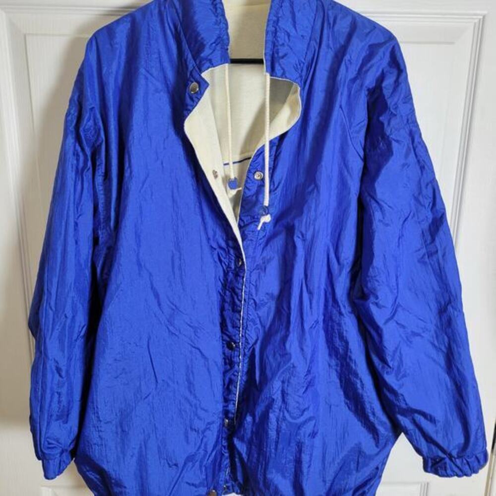 Vintage Climate Zone Reversable Jacket-Blue/White-Men's LG‎